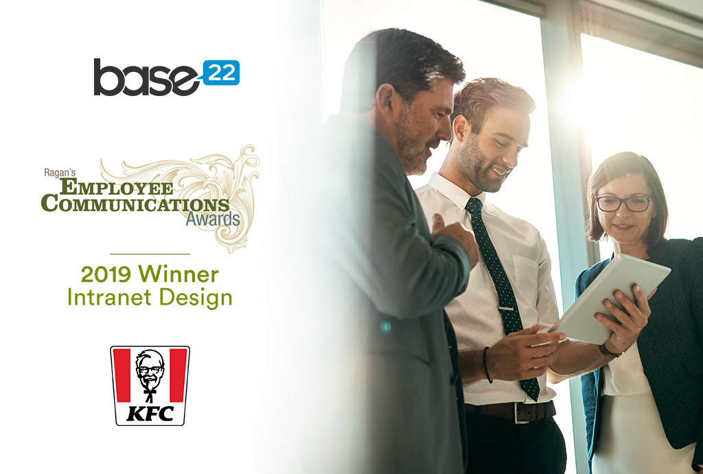 TeamKFC wins Best Intranet Design at Ragan's