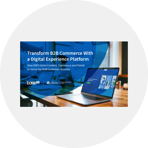 Booklet: Transform B2B Commerce with a DXP